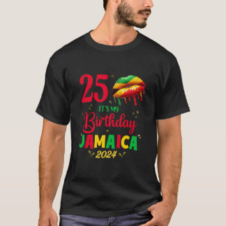 ジャマイカ50誕生日旅行女の子の衣装ロング眠り Tシャツ