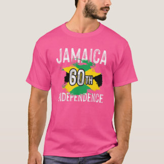 ジャマイカ60th独立男性へ日と女性 tシャツ