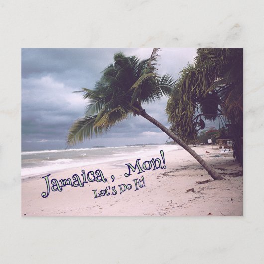 ジャマイカ！やろうぜ！カスタマイズ可能 ポストカード (正面)