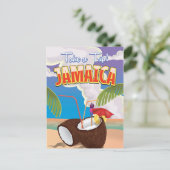 ジャマイカ カートゥーン 旅行ポスター ポストカード (スタンド正面)