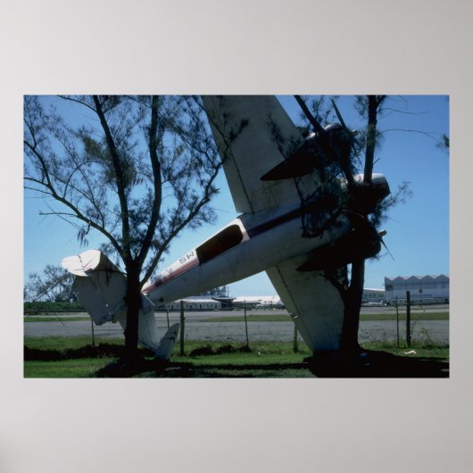 ジャマイカ，キングストン，ハリケーン被害 ポスター (正面)