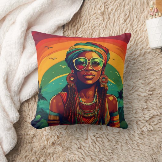 ジャマイカ クッション (ブランケット)