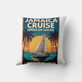 ジャマイカ・クルーズ Caribbean Dream(カリブの夢) クッション (裏面)