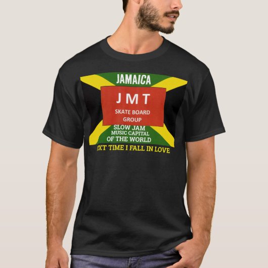 ジャマイカ・スロー・ジャム ベーシックダークTシャツ Tシャツ (正面)