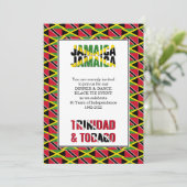 ジャマイカ トリニダード 60周年 独立記念日 招待状 (スタンド正面)