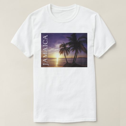 ジャマイカ ネグリルのビーチ Tシャツ (デザイン正面)