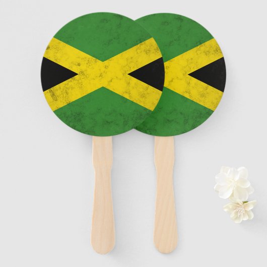 ジャマイカ ハンドファン (正面&裏面)