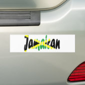 ジャマイカ バンパーステッカー (車上)