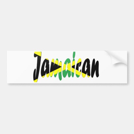 ジャマイカ バンパーステッカー (正面)