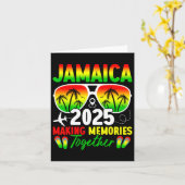 ジャマイカ ファミリー リユニオン 2025 メモリーを作るバケーション カード (黄色い花)