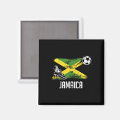 ジャマイカ フラッグ ジャージ ジャマイカ サッカー チーム レゲエ マグネット (正面/裏面)