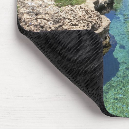 ジャマイカ、ブラックリバータウンアリゲーターホール マウスパッド (コーナー)