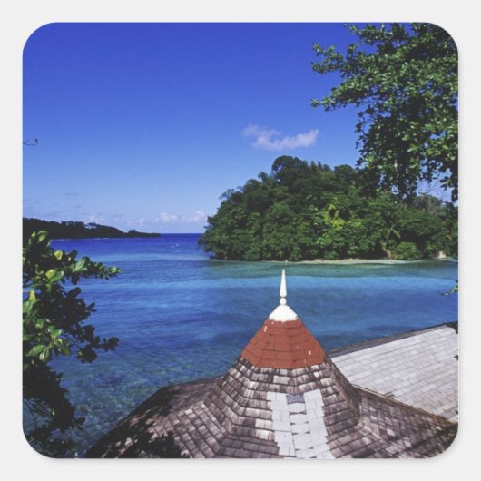 ジャマイカ,ポートアントニオ,ブルーラグーン スクエアシール (正面)