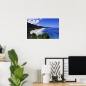 ジャマイカ，ポートアントニオ，ロングベイ ポスター (ホームオフィス)