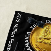 ジャマイカ。ユダ族ビーチタオル ビーチタオル (インサイチュ)