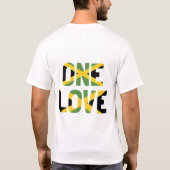 ジャマイカ・ワンラブ・ライオンTシャツ Tシャツ (裏面)