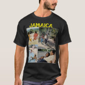 ジャマイカ ワン ラブ M LK ベーシック ダーク Tシャツ (正面)