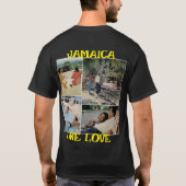 ジャマイカ ワン ラブ M LK ベーシック ダーク Tシャツ (裏面)