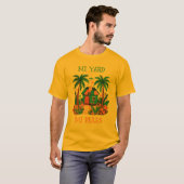 ジャマイカ 俺の庭 俺の掟 Tシャツ (正面フル)