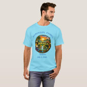 ジャマイカ 家族のつながり Tシャツ (正面フル)