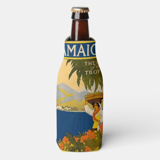 ジャマイカ、熱帯の宝石 ボトルクーラー (ボトル正面)