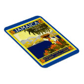 ジャマイカ、熱帯の宝石、ヴィンテージスタイル マグネット (右側)