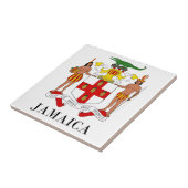 ジャマイカ-記号か紋章付き外衣か旗または色または紋章 タイル (側面)