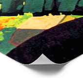 ジャマイカ、頭にフルーツバスケットを持つジャマイカの女性 ポスター (角)