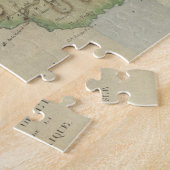 ジャマイカ(1780年)のヴィンテージの地図 ジグソーパズル (側面)