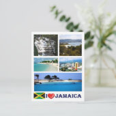 ジャマイカ – I Love - ポストカード (スタンド正面)