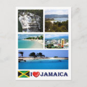 ジャマイカ – I Love - ポストカード (正面)