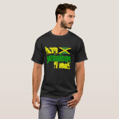 ジャマイカFi実質のジャマイカのTシャツを生まれて下さい Tシャツ (正面フル)