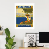 ジャマイカThe Gem Of Tropics Canvas Print ポスター (ホームオフィス)