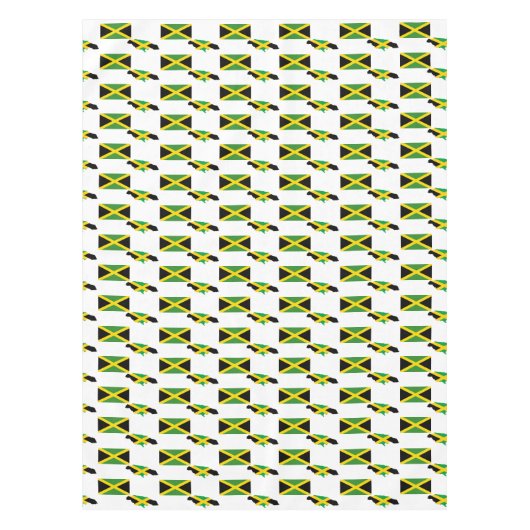 ジャマイスタイリッシュカの地図 | ジャマイカ国旗 テーブルクロス (正面)