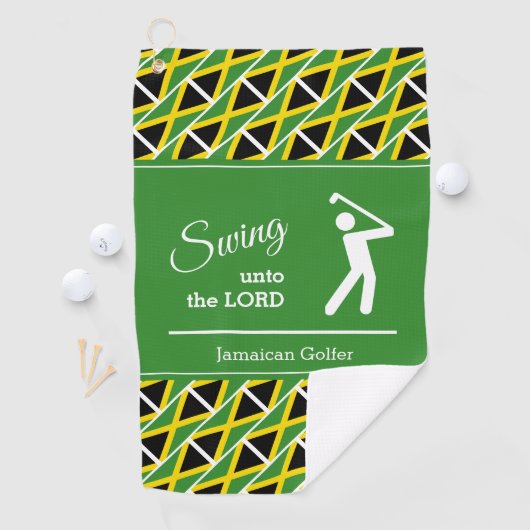 ジャマイパーソナライズされたカ ゴルフタオル (インサイチュ)