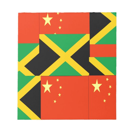 ジャマイ中国のカの ノートパッド (正面)