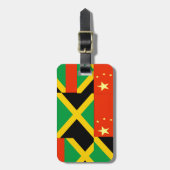 ジャマイ中国のカの ラゲッジタグ (正面縦)