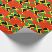 ジャマイ中国のカの ラッピングペーパー (角)