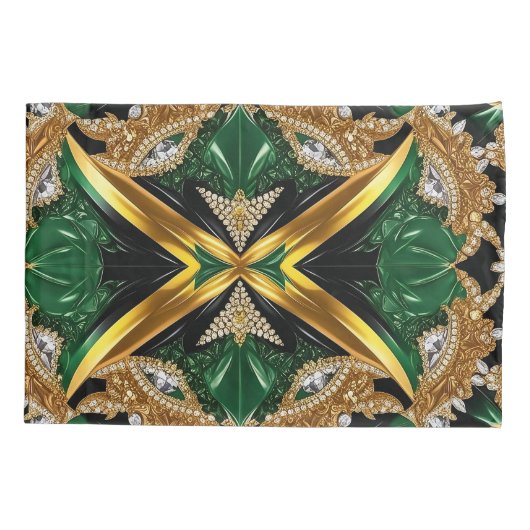 ジャマイ独身のカカラー付きピローケース 枕カバー (裏面)