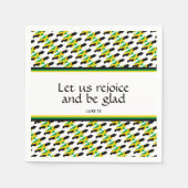 ジャマカスタムマイカ国旗 スタンダードカクテルナプキン (正面)