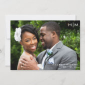 ジャマグラデーションイカ国旗のハート結婚写真 招待状 (裏面)