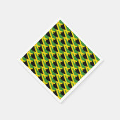 ジャマスタイリッシュリカ国旗 スタンダードカクテルナプキン (角)