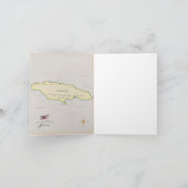 ジャマ図解入りの、写真付きのイカの地図。 ノートカード (内部)