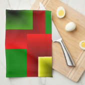 ジャマ実在イカ キッチンタオル (四つ折り)