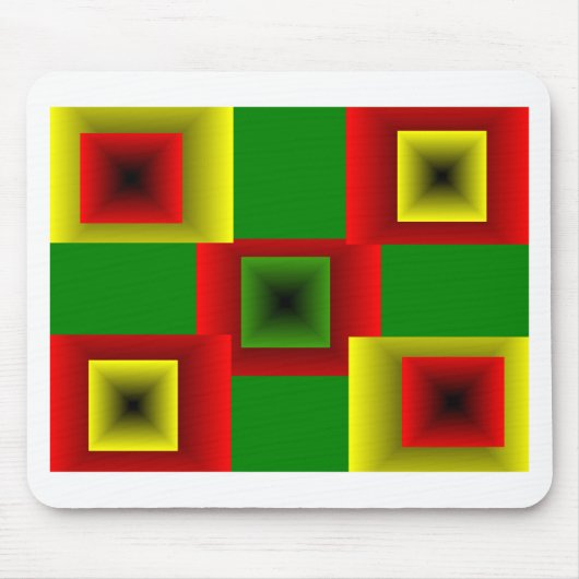 ジャマ実在イカ マウスパッド (正面)