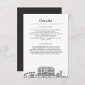 ジャマ結婚イカの |ゲスト詳細 招待状 (正面/裏面)