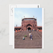 ジャマ・マスジドインデリー ポストカード (正面/裏面)