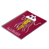 ジャミンパーソナライズされたクラゲ ノートブック (左側)