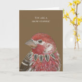 ジャミーザハウスフィンチカード カード (黄色い花)