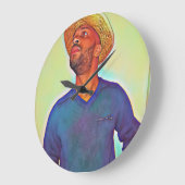 ジャミール値の時間：カスタム壁時計 ラージ壁時計 (傾斜)